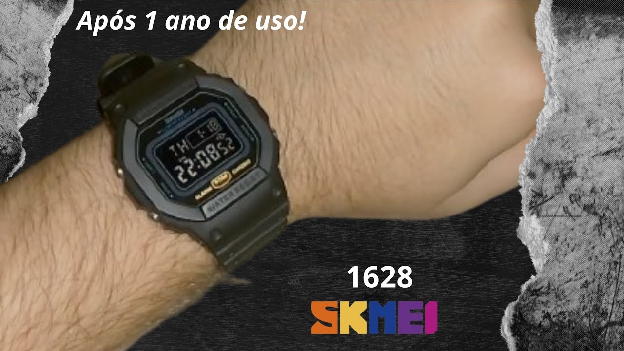 SKMEI 1628 - APÓS 1 ANO DE USO DIÁRIO!