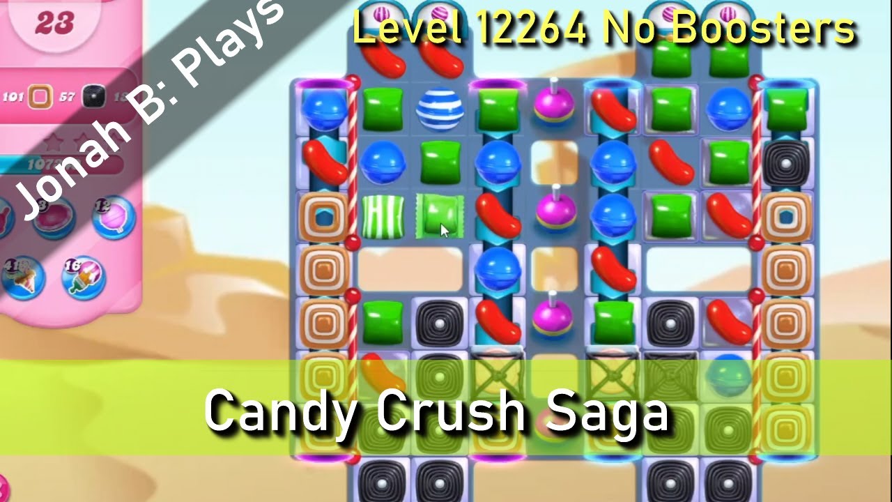 Candy Crush Saga Level 12264 No Boosters