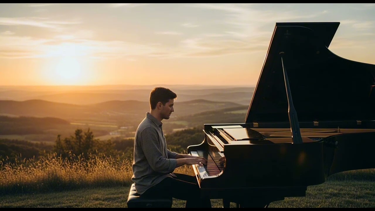 Relaxing Piano Music with Gentle Wind & Leaves | Peaceful Nature Sounds