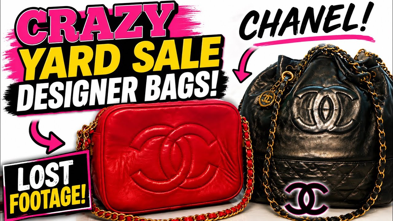 Designer Garage sale Haul Chanel, Louis Vuitton , Michael Kors, Kate Spade Archived old video ! 