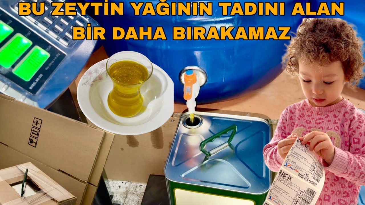 ZEYTİN YAĞI SİPARİŞLERİNİ HAZIRLAYIP KARGOYA GÖTÜRÜYORUZ~ODUN ATEŞİNDE ÇAY 