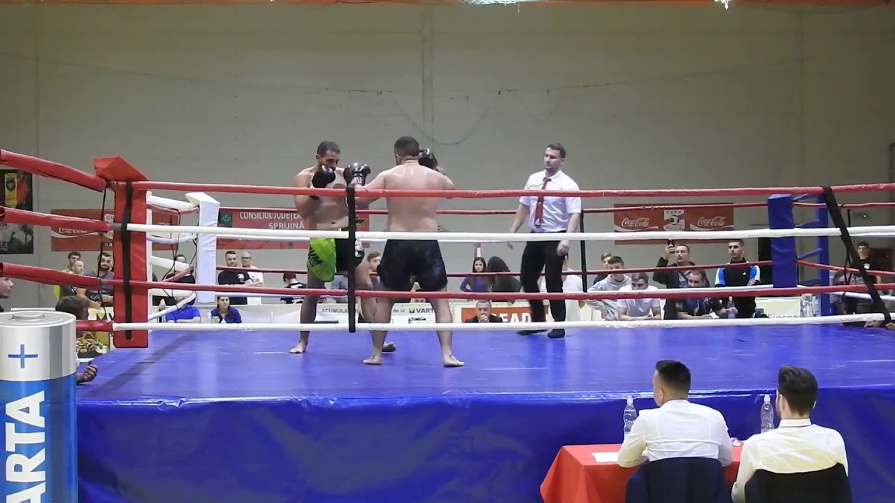 Szabolcs Könczei Romanian Ashihara & Kickboxing international Open 83 Kg round 2