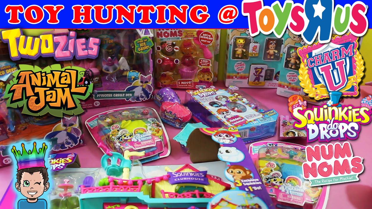 Hunting @ Toys R Us - Twozies, CharmU, Squinkies Do Drops, Animal Jam & Num Noms
