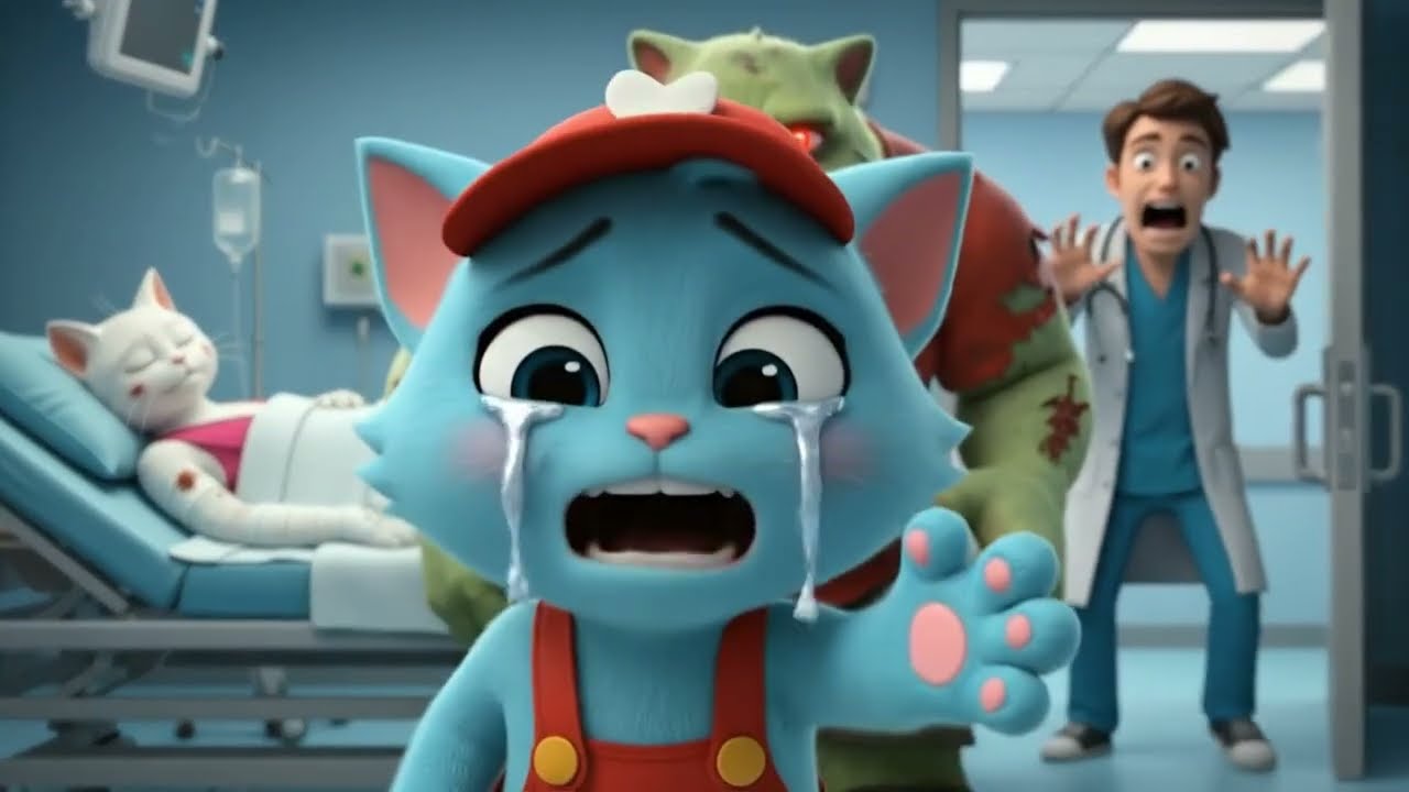 😭HEARTBREAKING!! Dad Cat Becomes Zombie To Save Family... So Sad💔 | AI Cat Story