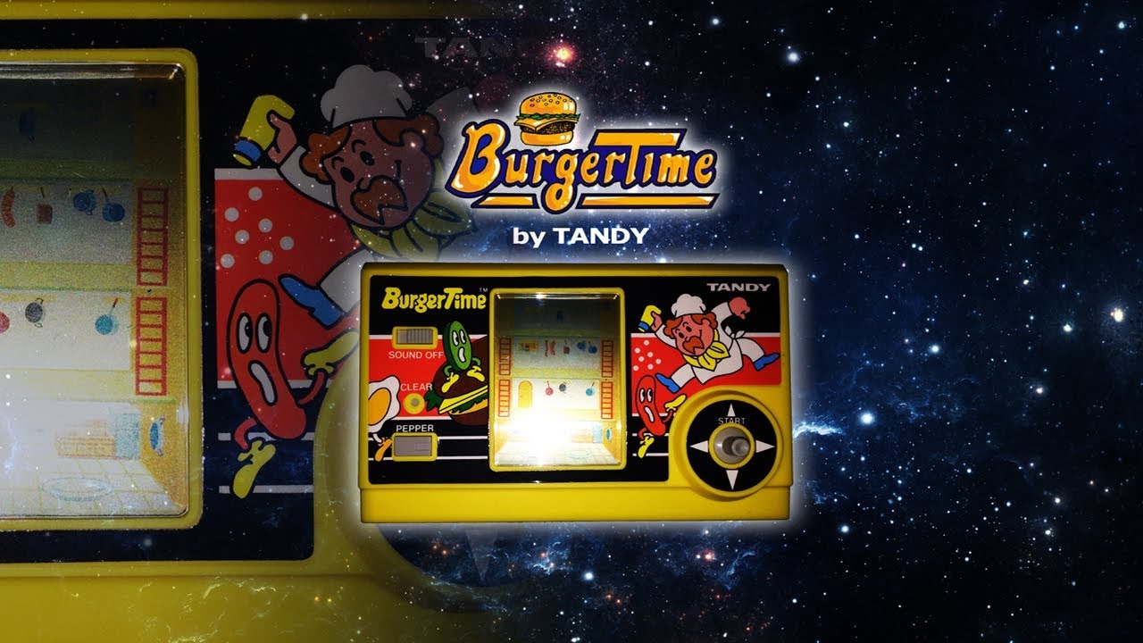 BurgerTime - Tandy LCD Handheld