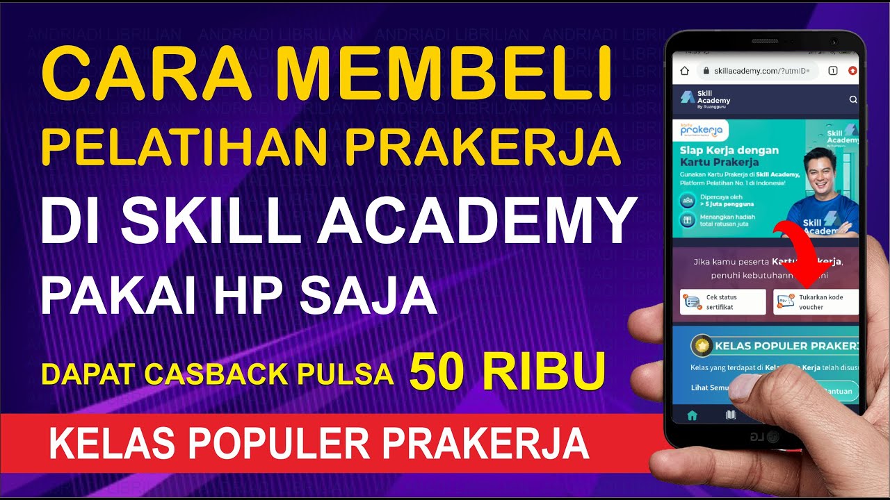 CARA MEMBELI PELATIHAN PRAKERJA DI SKILL ACADEMY
