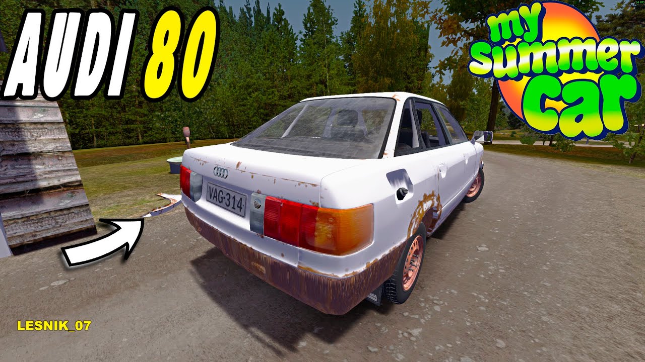 GRANDMA'S BROKEN AUDI 80 I My Summer Car