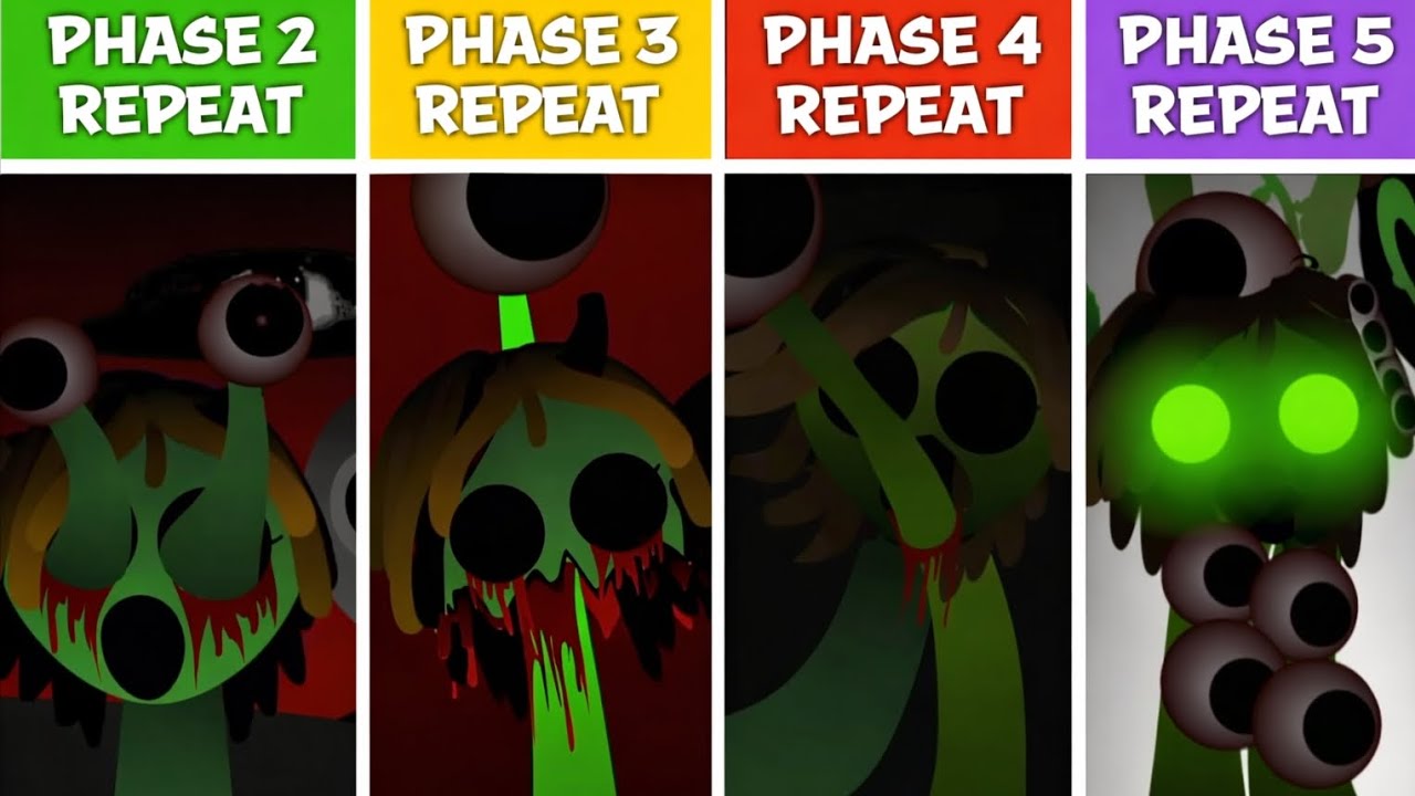Sprunki Phase 2 - Phase 5 REPEAT | Dark Evolution + Hyper Shifted Form