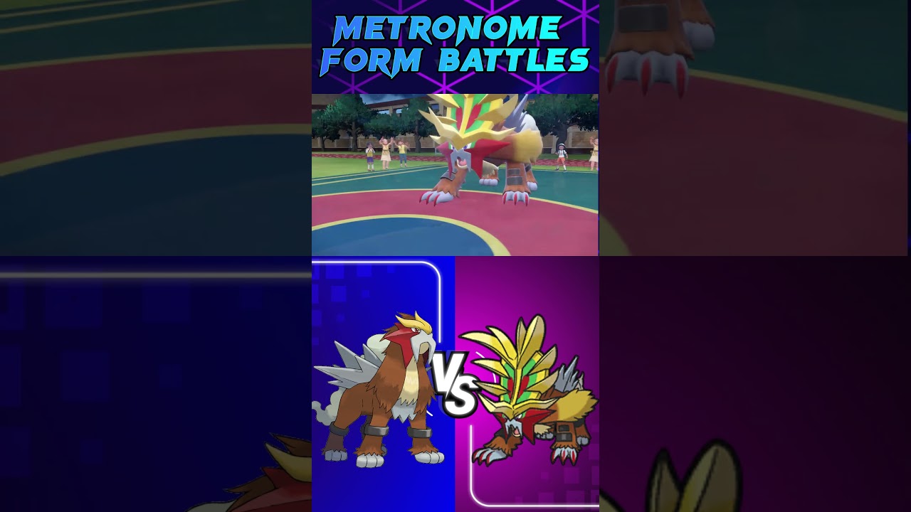 Entei Vs Gouging Fire #metronomebattle #pokemon #pokemonviolet #Entei #gougingfire