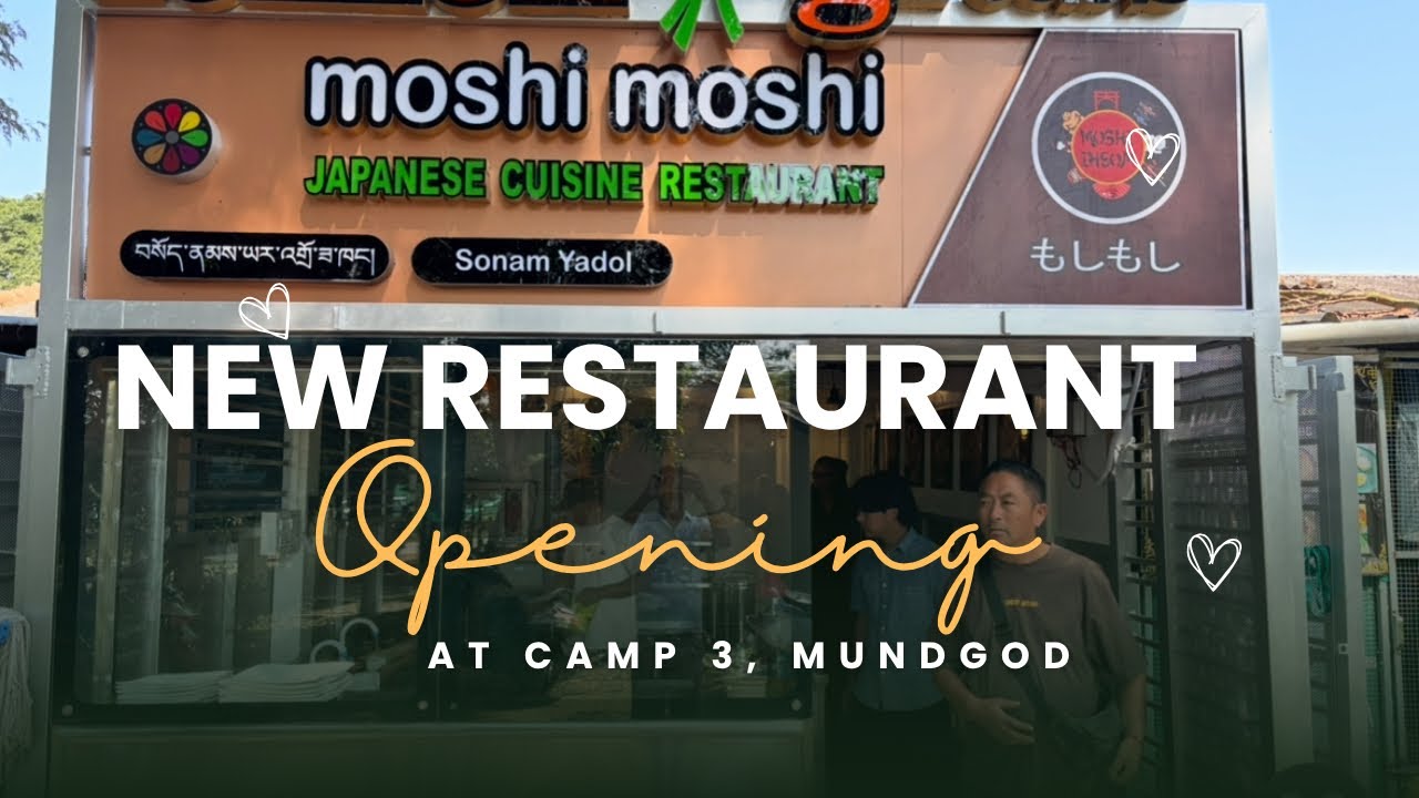 New Japanese Restaurant Opening | Camp 3 | Mundgod | Sonam yadol | #mundgod #tibetanvlogger #tibet 