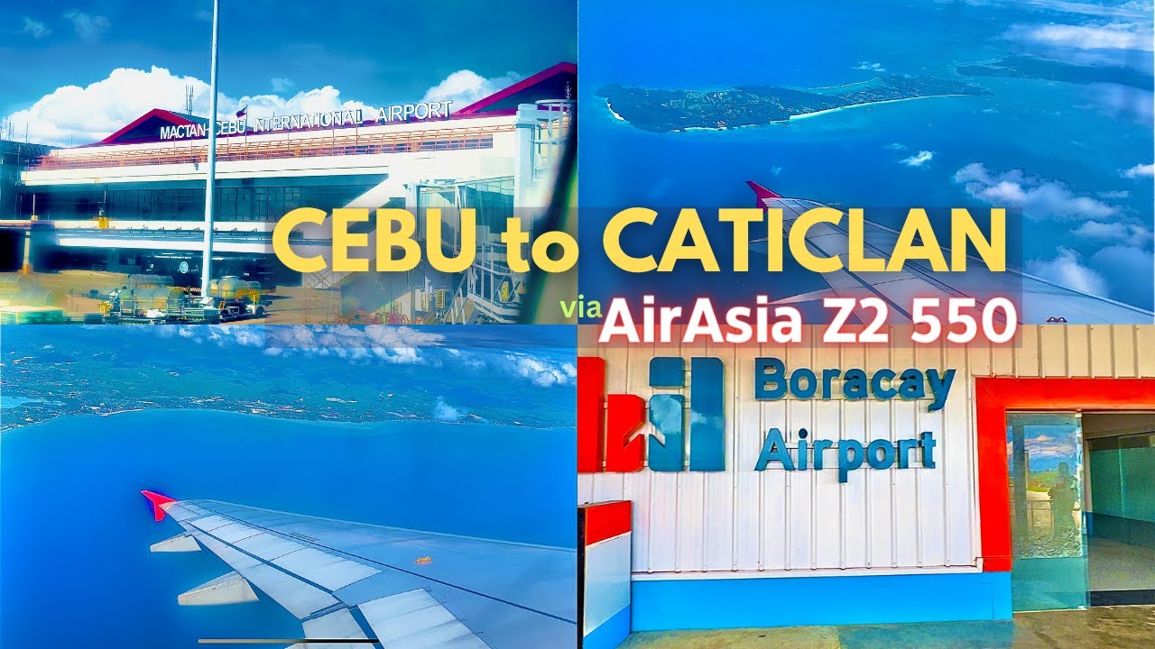 CEBU TO CATICLAN FLIGHT via AirAsia Z2 550 | 