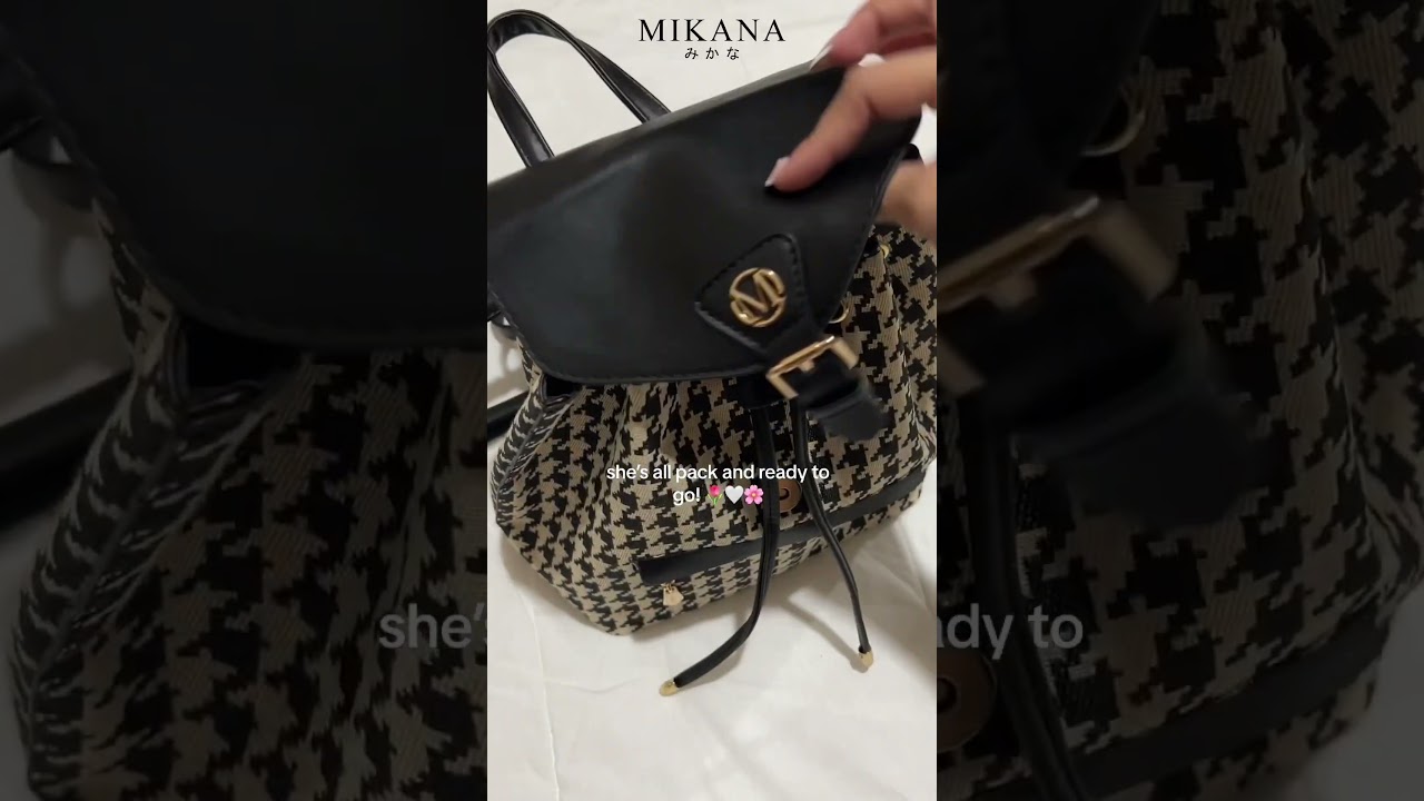 Fill up your bag without ruining your style! 💫🎒#MikanaCarefreeLuxury #MikanaBags #BackpackCollection