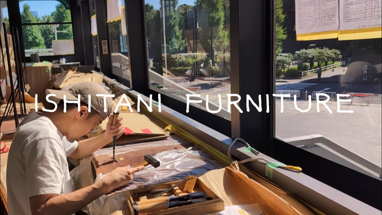 ISHITANI - Making Table Tops for Cafe restaurant