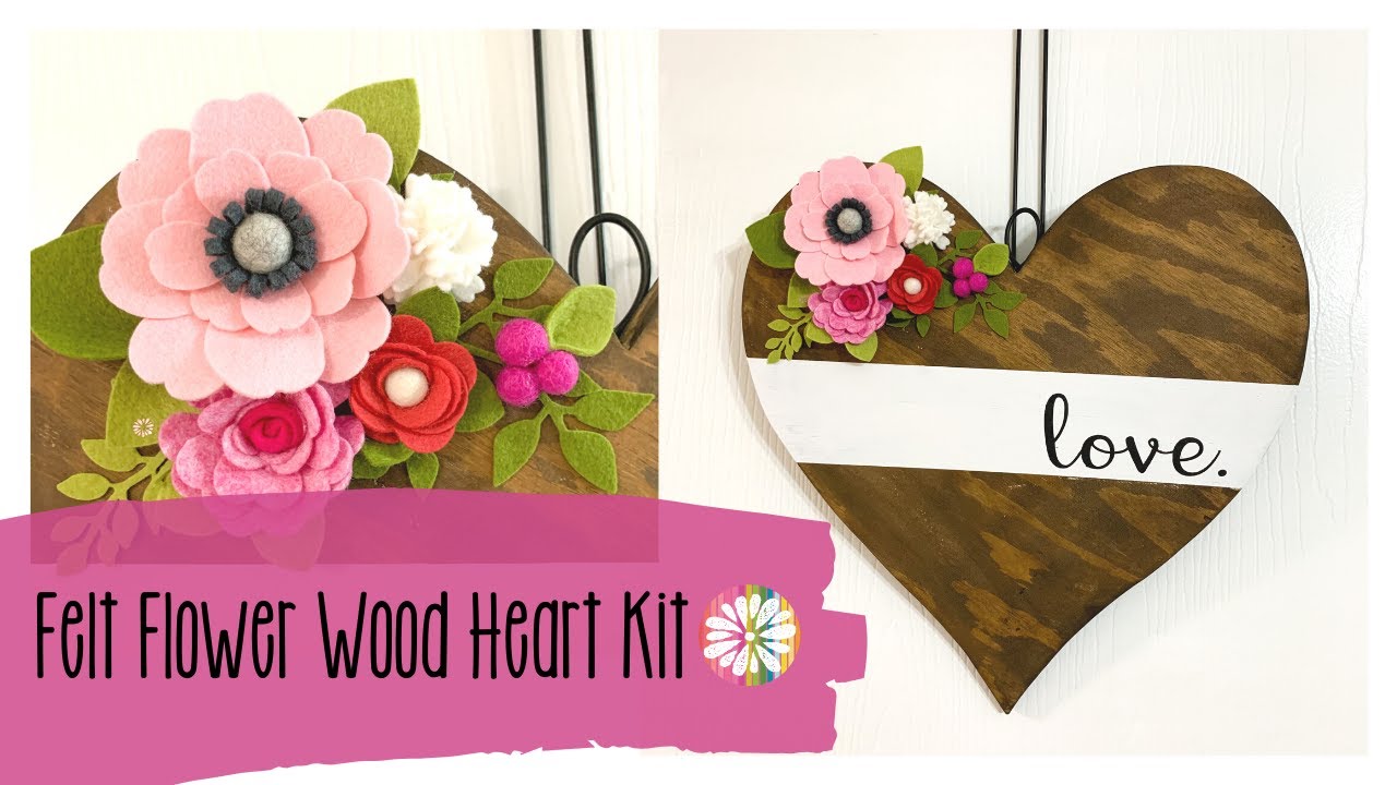 DIY Felt Flower Home Decor