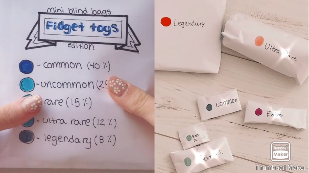 fidget toy blind bag tiktok compilation