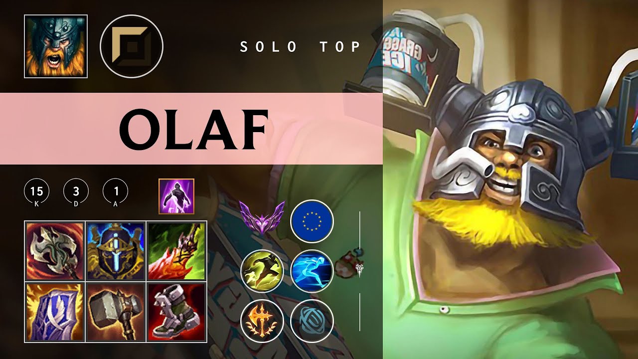 Olaf Top vs Riven - EUW Master Patch 26.03