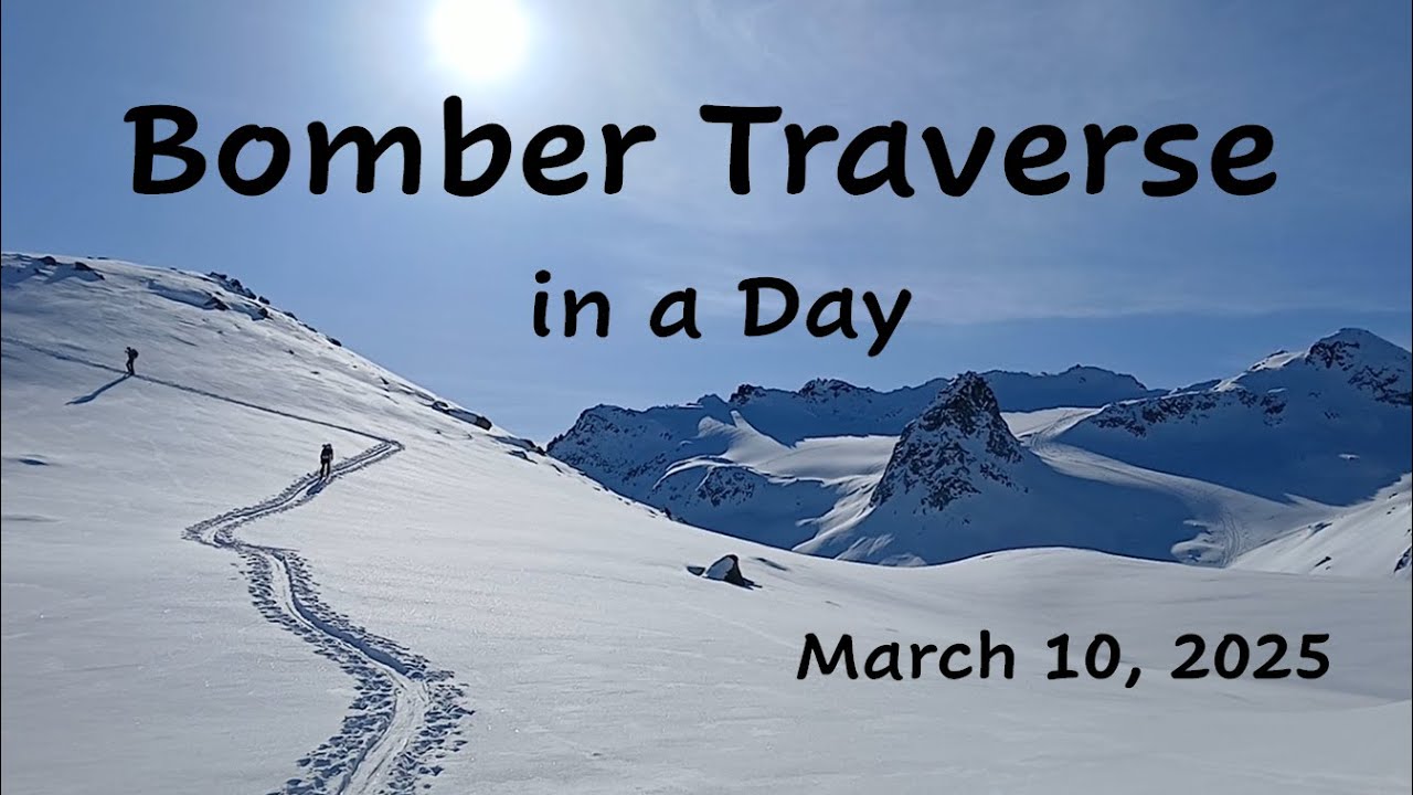 Bomber Traverse in a Day-Hatcher Pass Backcountry Skiing