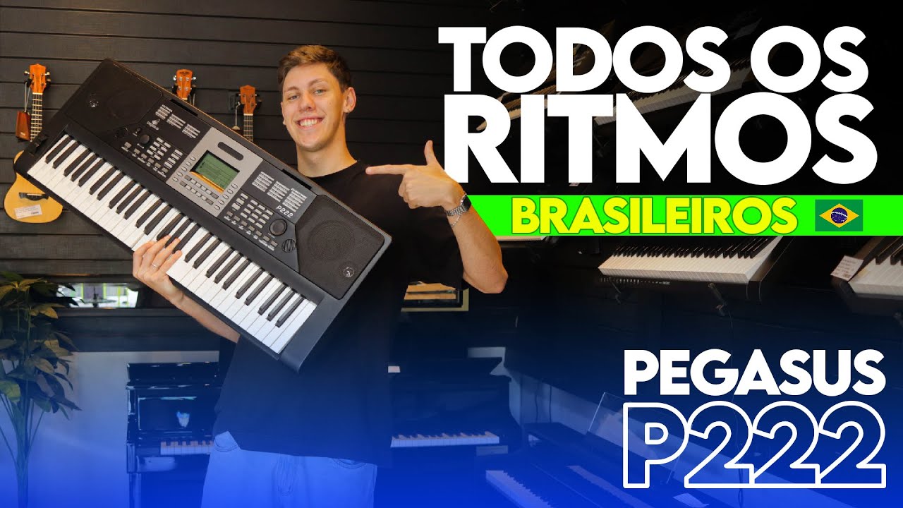 TESTANDO TODOS OS RITMOS BRASILEIROS DO PEGASUS P222