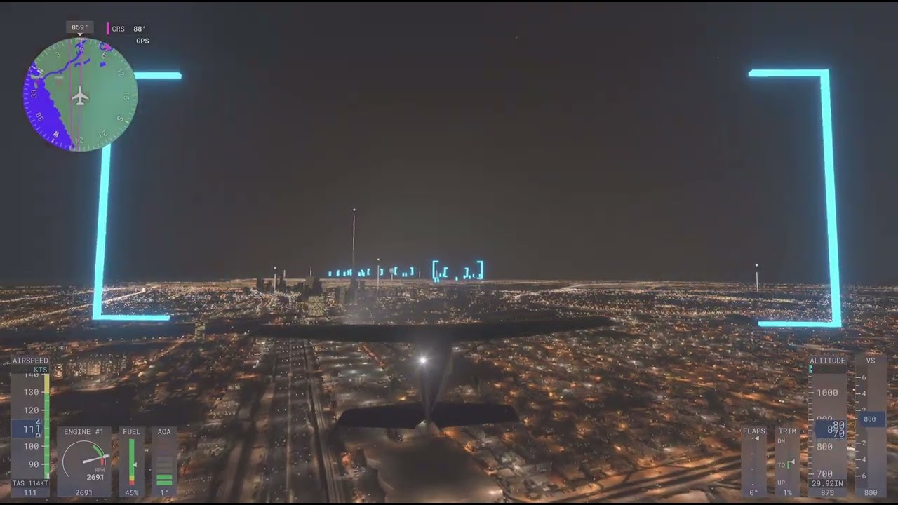 Dubai Night Flight 🌃 | Burj Khalifa → Palm Jumeirah | HDR Cinematic