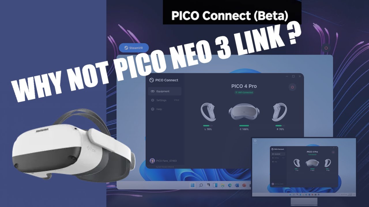 My first impressions of Pico Connect- for both Pico Neo 3 Link and Pico 4