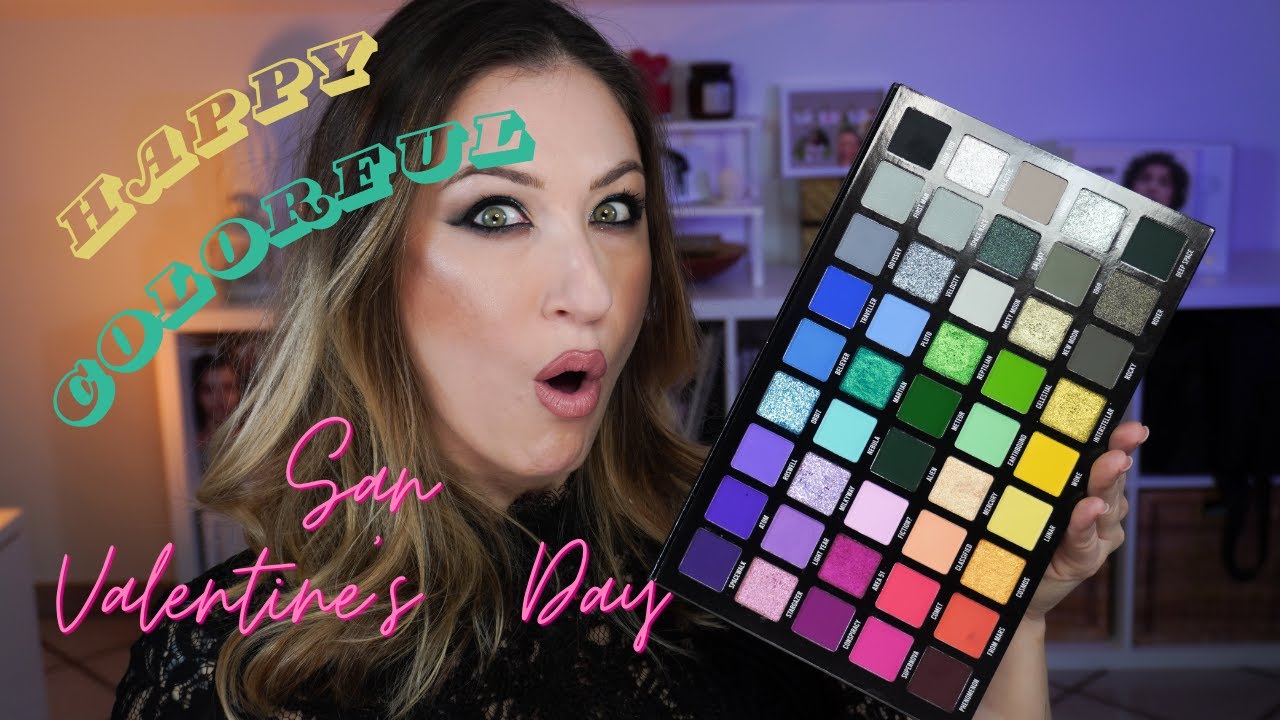 HAPPY SAN VALENTINO'S DAY || TUTORIAL MAKEUP || GRWM || GLAMOUR AND COLORFULL