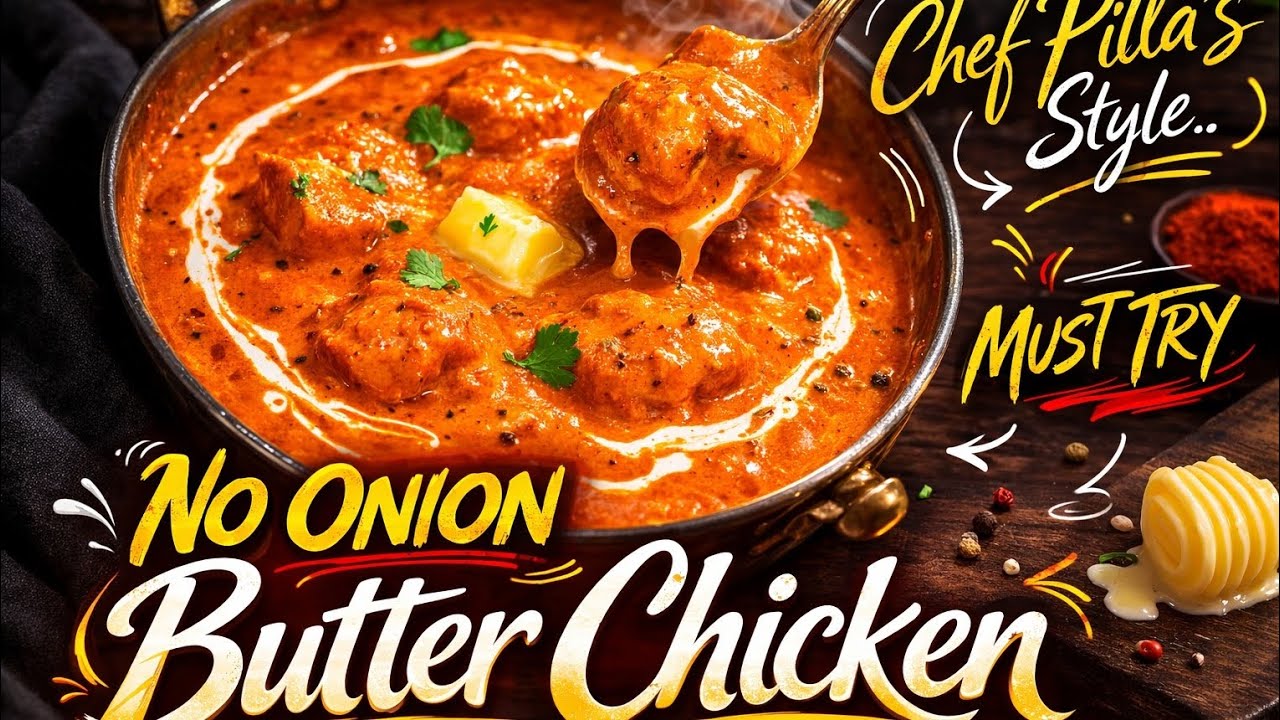 No Onion Butter Chicken?! 😲 | സവാള ഇല്ലാതെ ഇത്രയും ടേസ്റ്റി ബട്ടർ ചിക്കൻ – Must Try!
