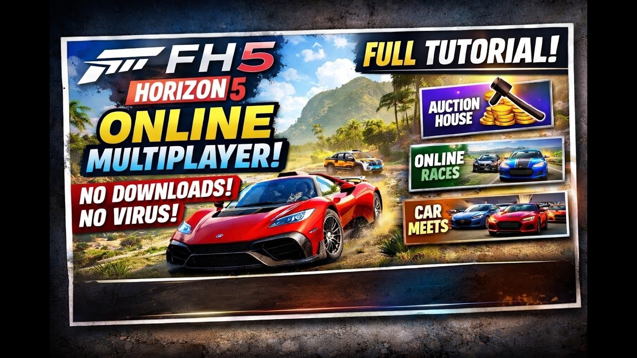 Online fix Forza Horizon 5 FH-5 without downloading any files or virus | Dodi Repacks | Multiplayer