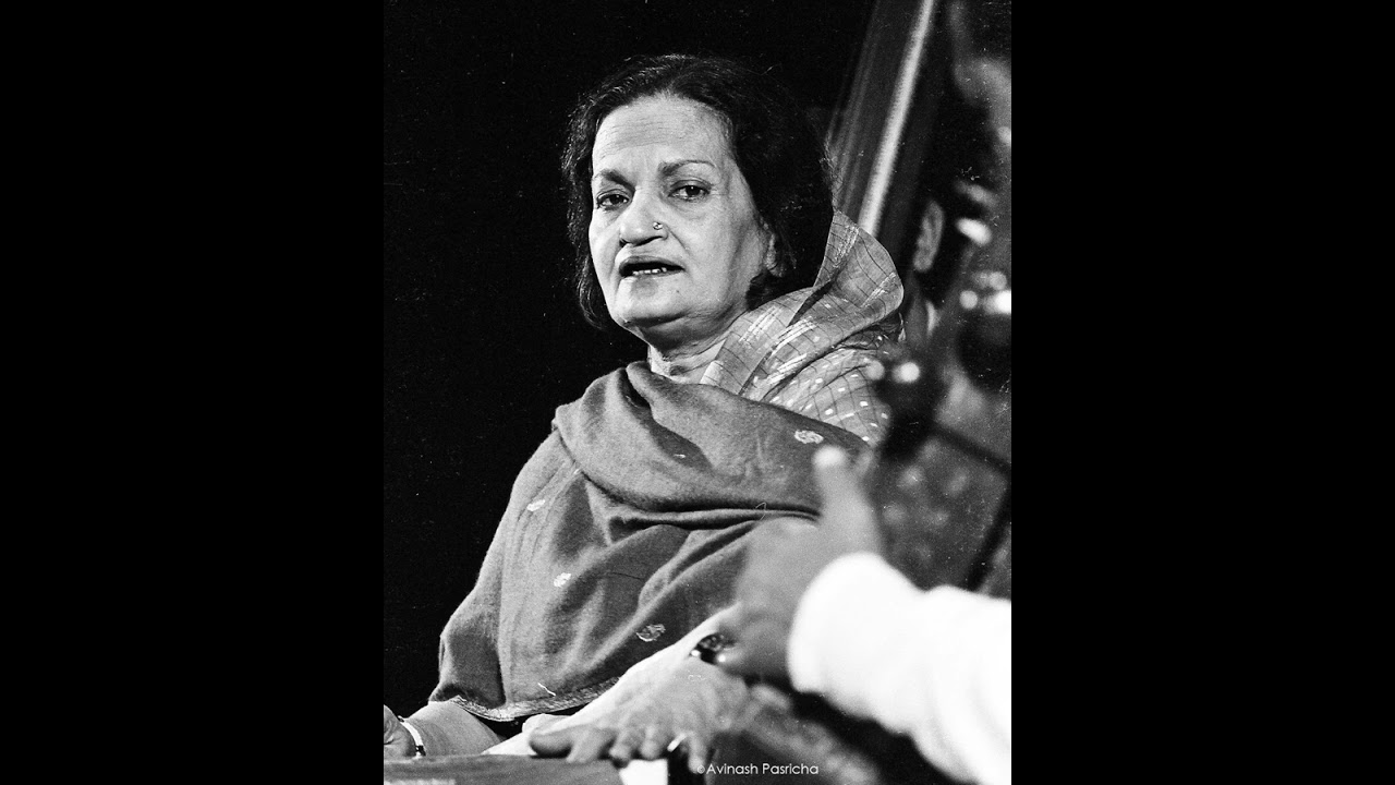 Vidushi Begum Akhtar || Raag kafi  ** Hori *Thumari  Presented by Pandit Jasraj Ji
