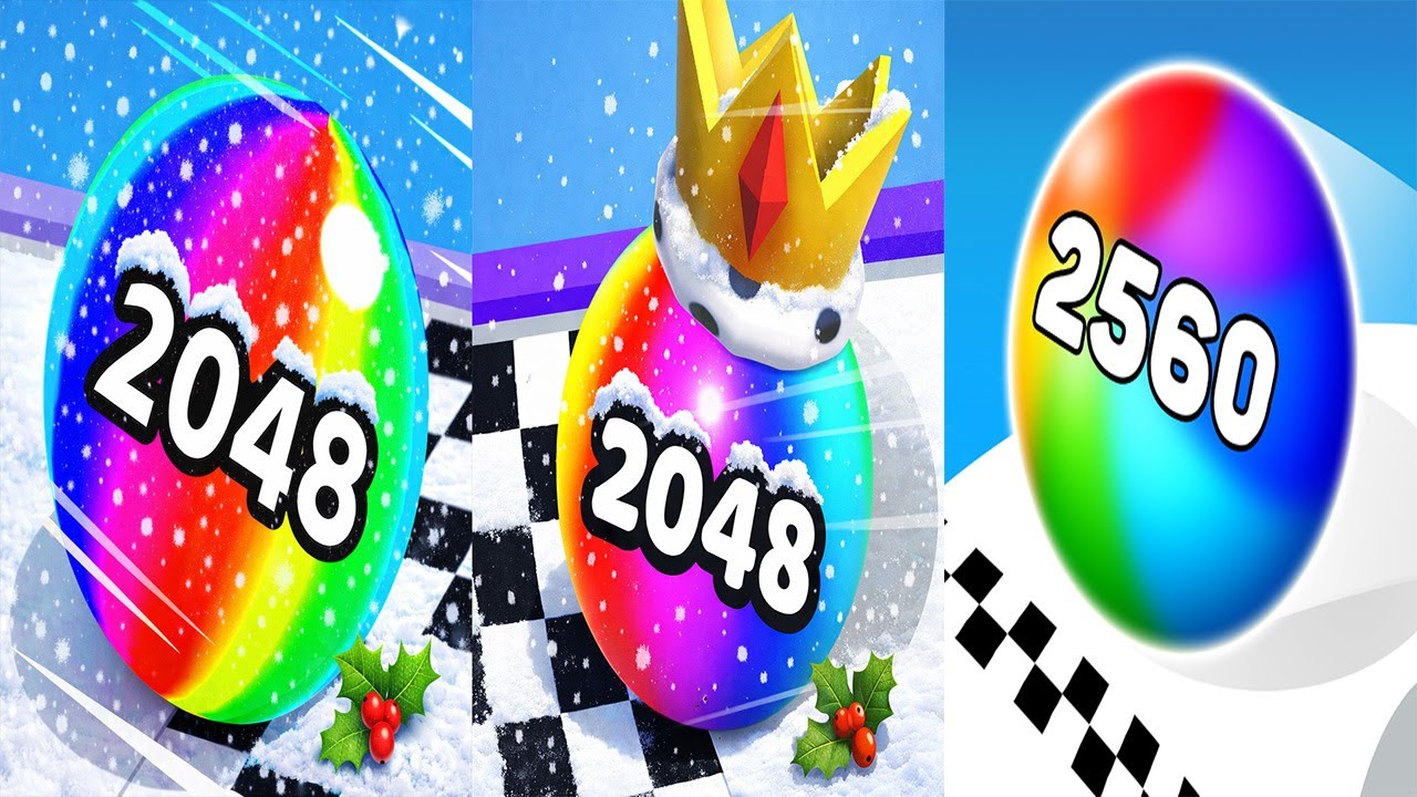 Ball Run 2048 VS Ball Merge 2048 VS Ball Master 2048 - All Levels SpeedRun Gameplay Android iOS Ep5