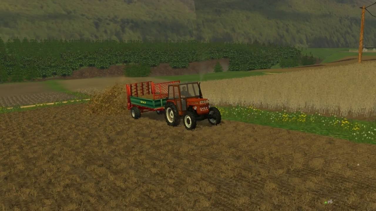Spreading manure in UTH v5 map