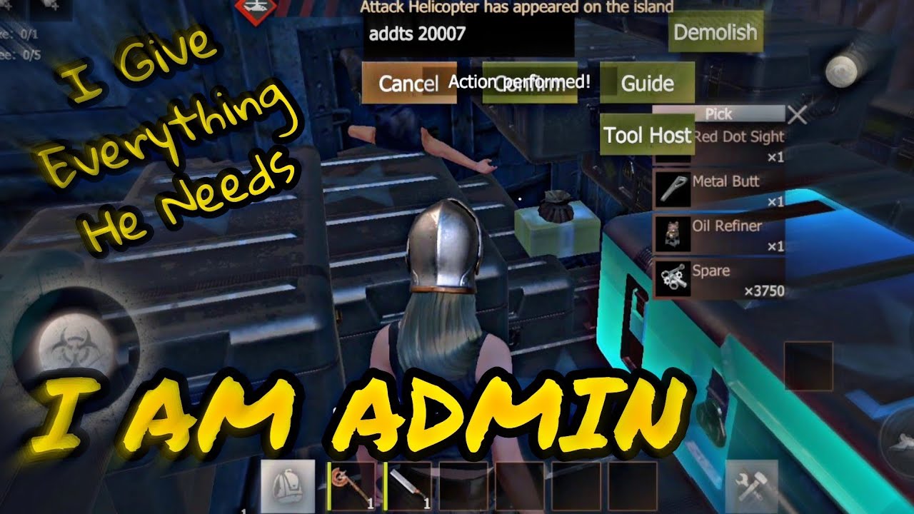 BECOME AN ADMIN SERVER AND SHARE HAPPINESS TO PEOPLE - Last Island Of Survival