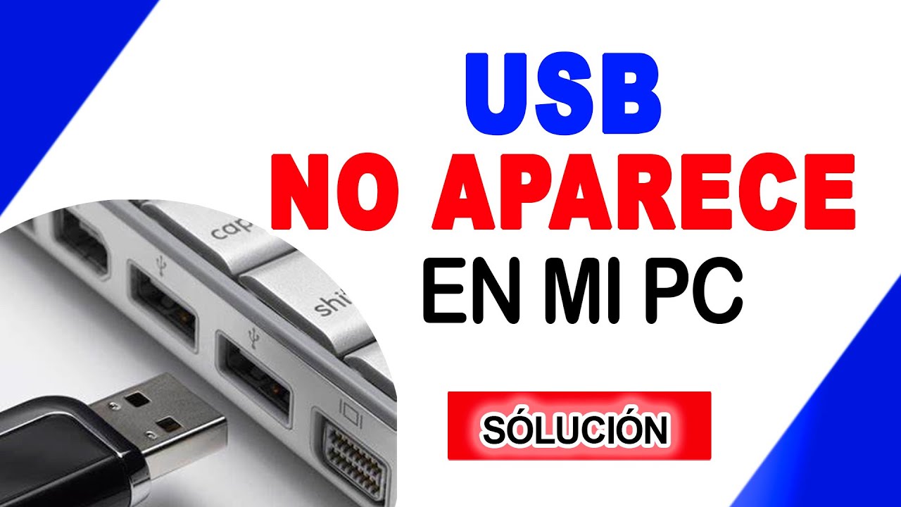 Memoria USB no Aparece en Mi PC &iexcl; La Mejor Soluci&oacute;n 2025! ✅