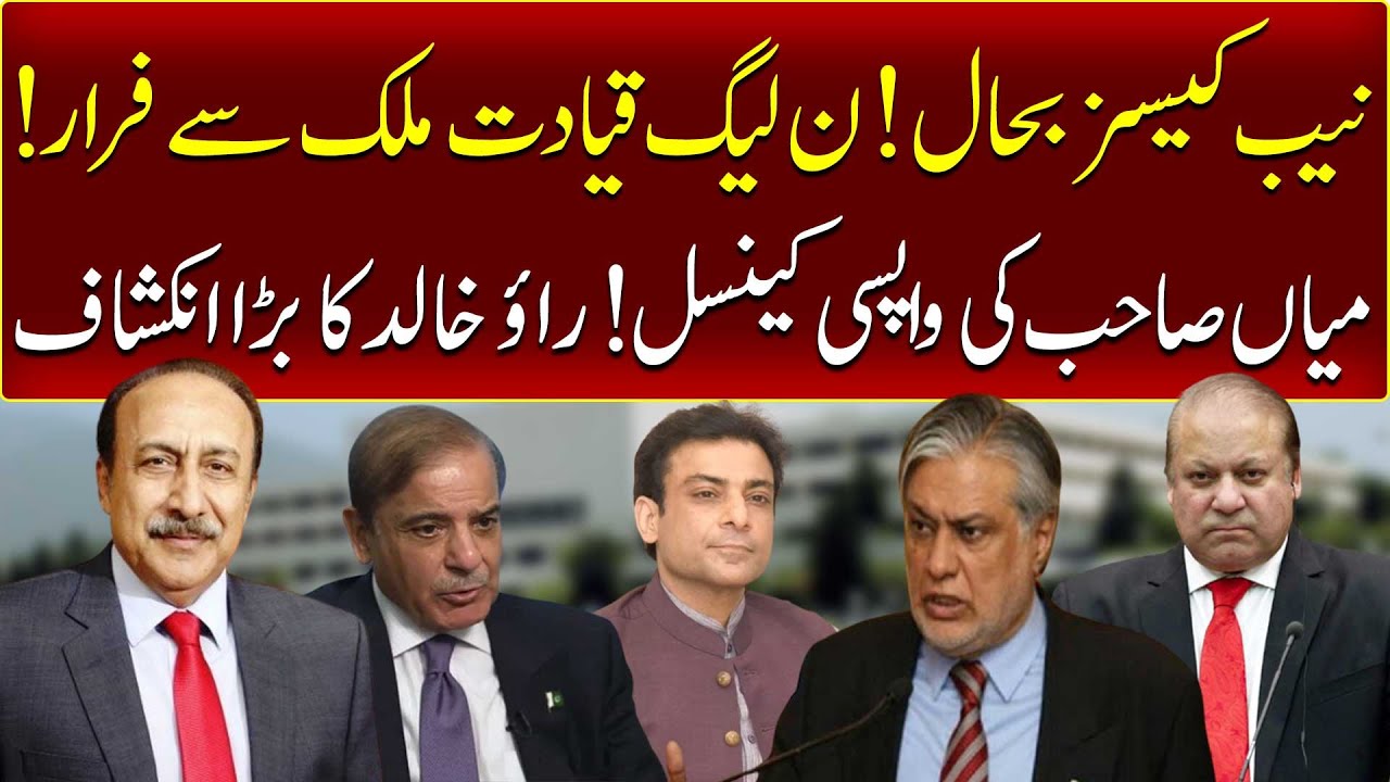 NAB in Action: Cases Reopen | PMLN Leadership in Big Trouble! | Rao Khalid Big Revelation