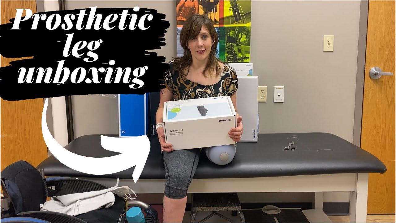 What's in my prosthetic above knee amputee leg kit? (Unboxing Genium X3)