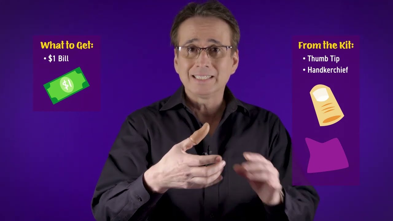 National Geographic Magic Set: Silk From a $1 Bill Trick