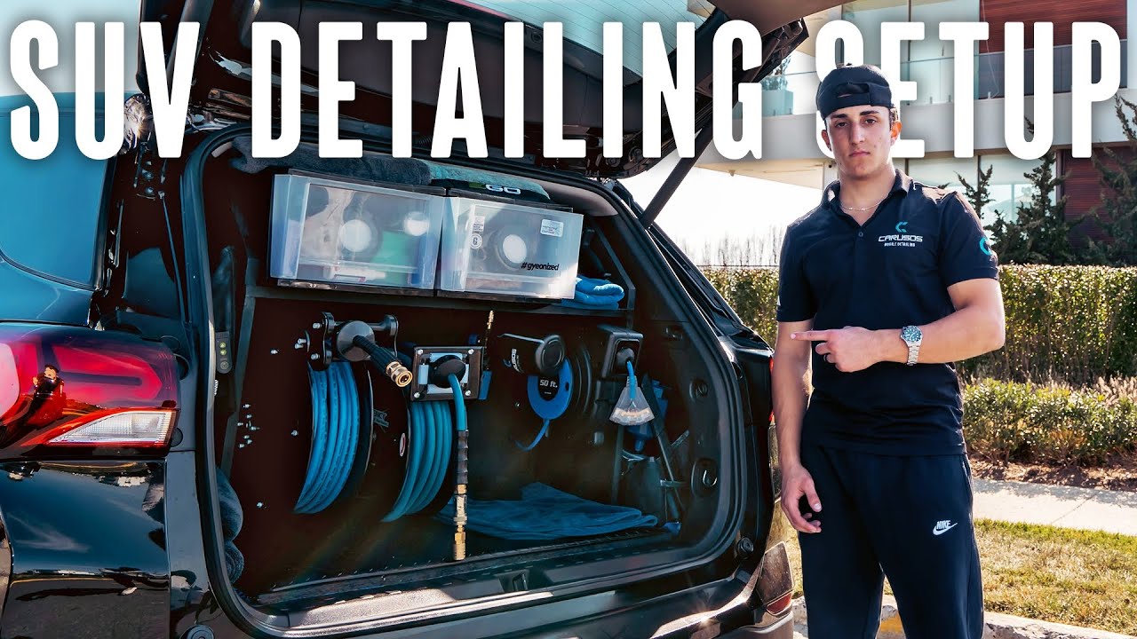 I Built a SUV Mobile Car Detailing Setup for $1500 (Full Tour)