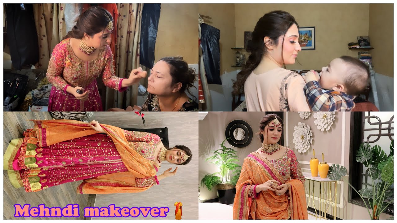 Mehandi Make-up ideas - Mehandi Vlog !!
