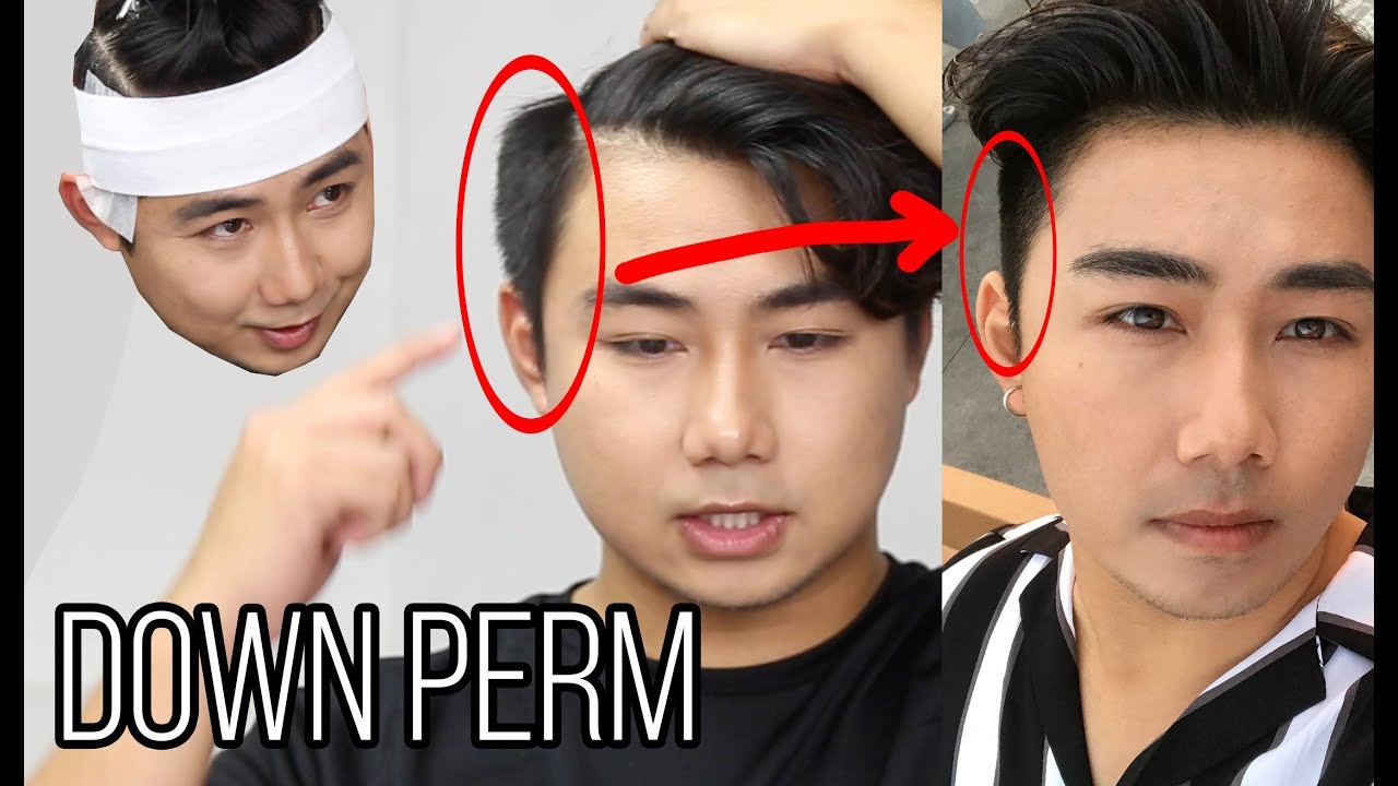 Asian down perm | Puffy side hair | peterphungus