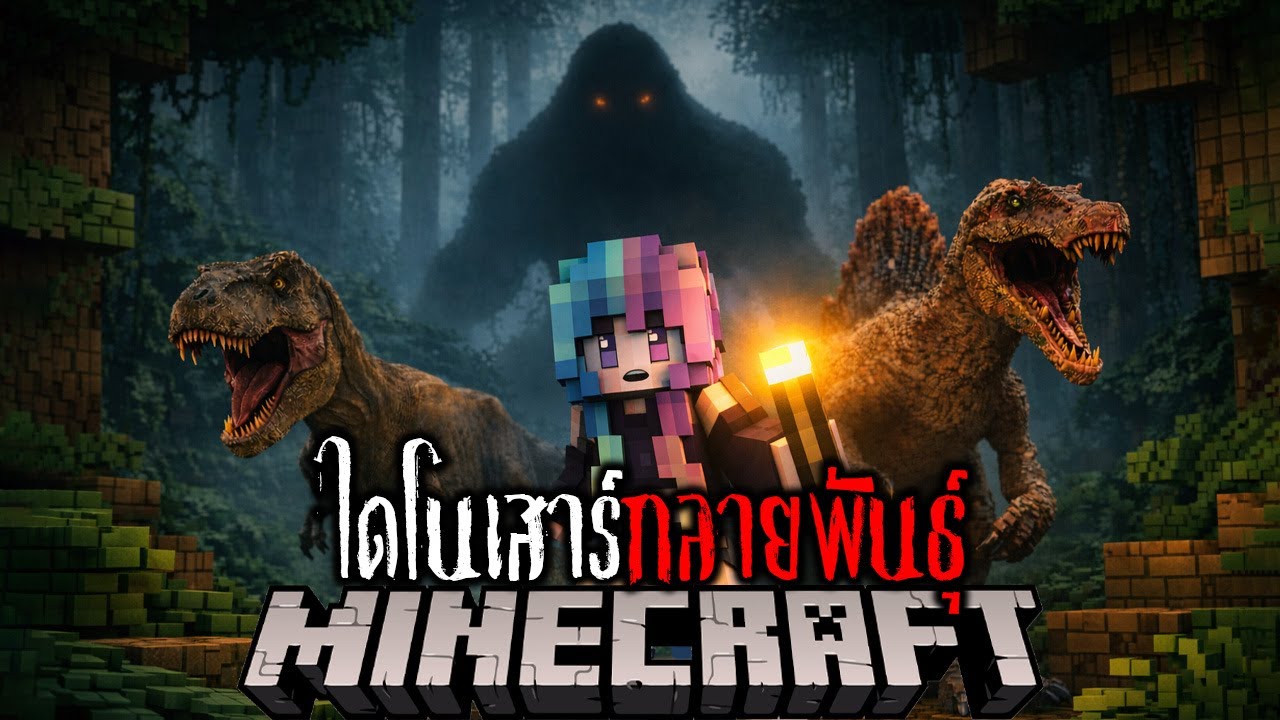 Survive on a Mutant Dinosaur Island | Minecraft Mutant Dinosaur