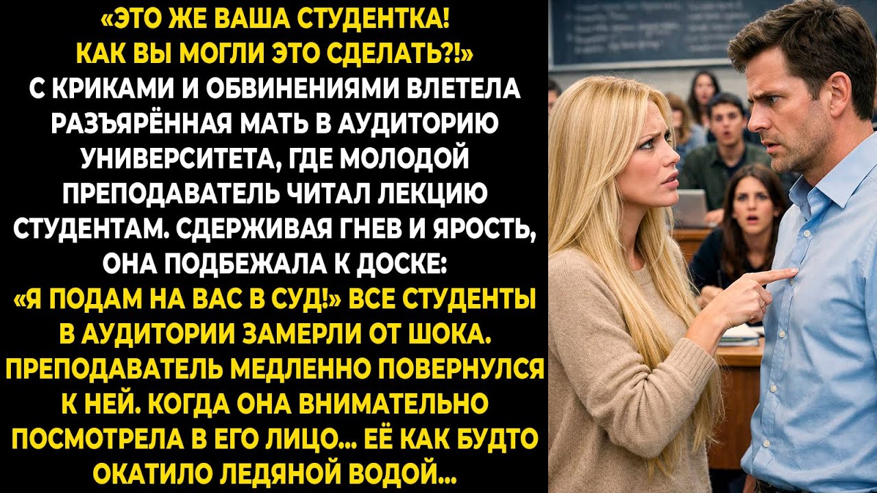 «Это же ваша студентка! Как вы могли это сделать?!» — с криками и обвинениями влетела разъярённая...