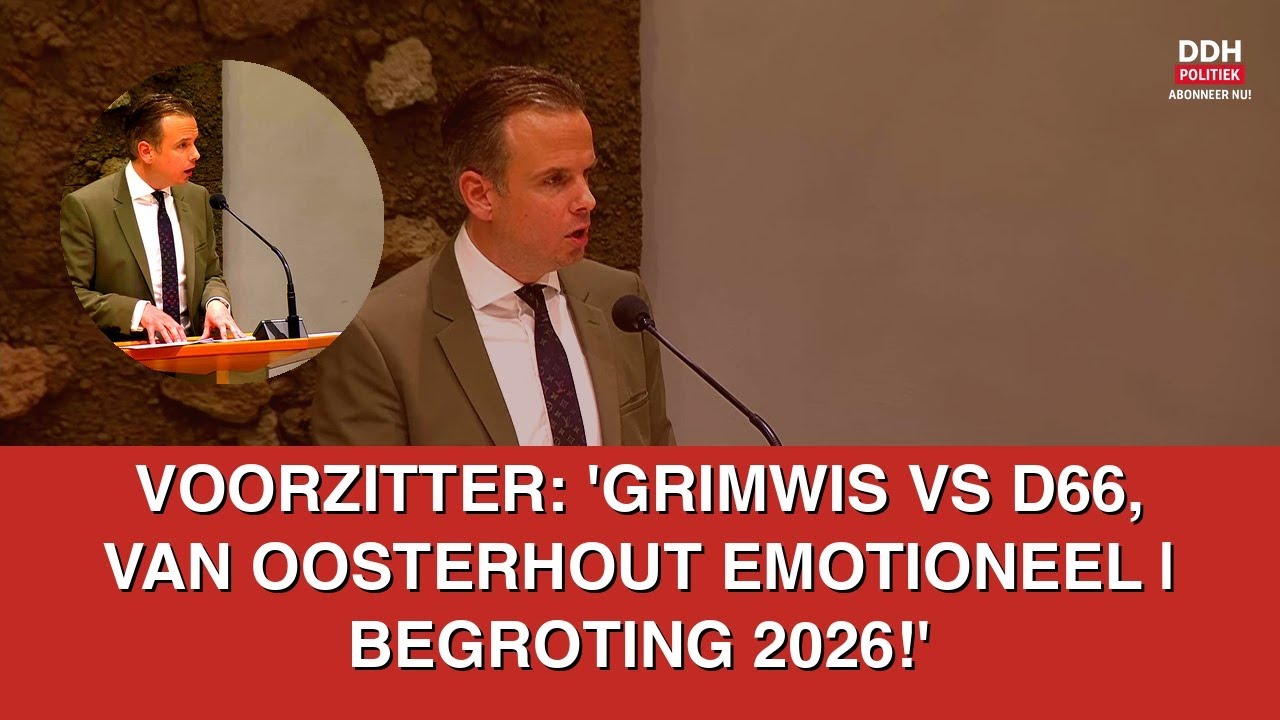 FELLE BOTSINGEN Klimaatdebat: Grimwis vs D66, Van Oosterhout EMOTIONEEL | Begroting 2026