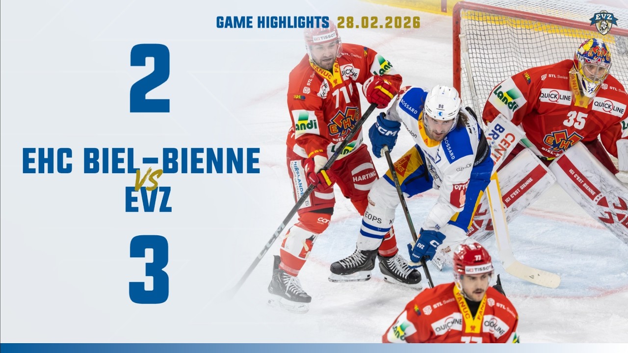 Game Highlights: EHC Biel-Bienne vs EVZ 2:3
