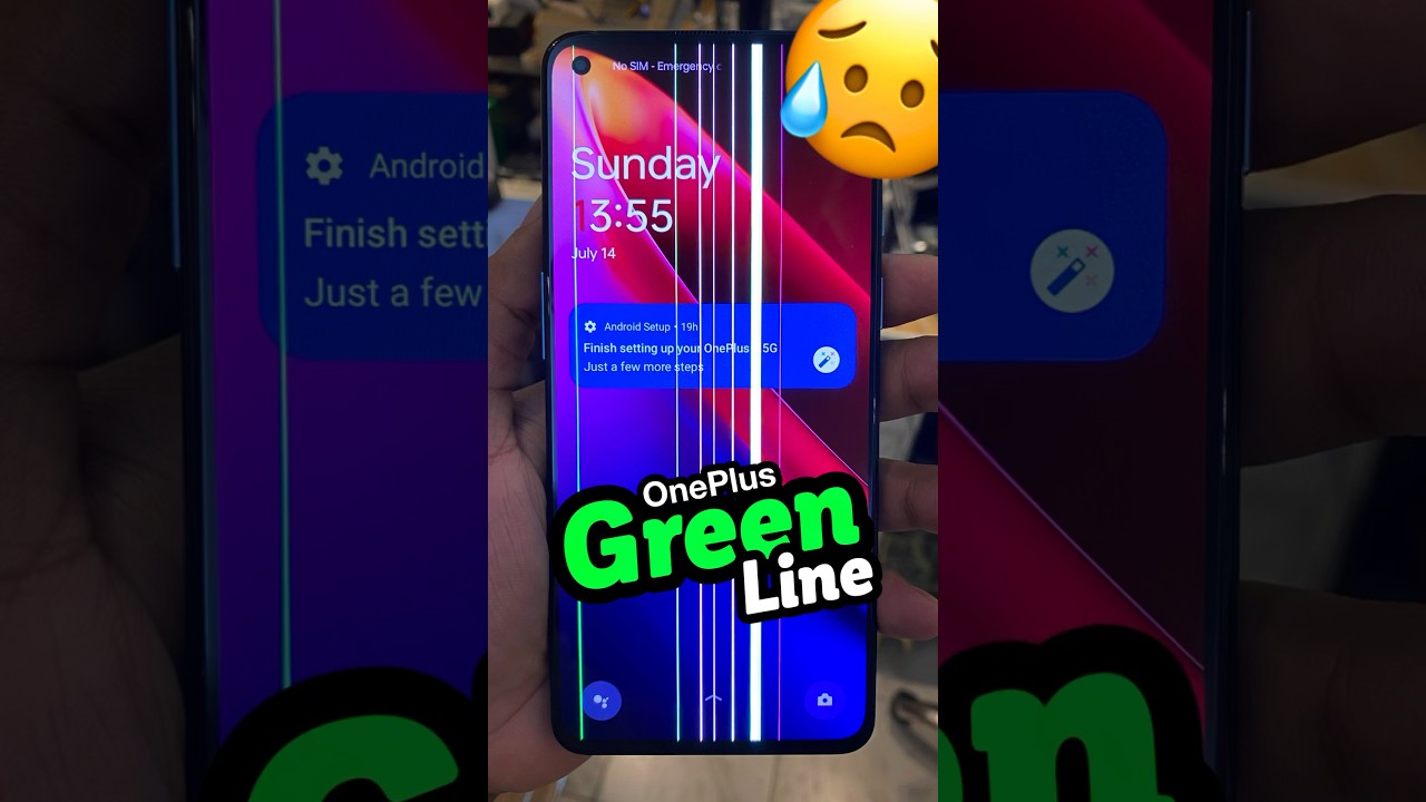 OnePlus 9 Green Line issue😱 #shorts #viral #techfixer