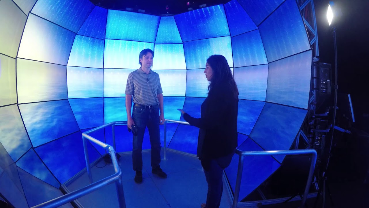 Qualcomm Institute's Virtual Reality Cave Offers 3D Experience