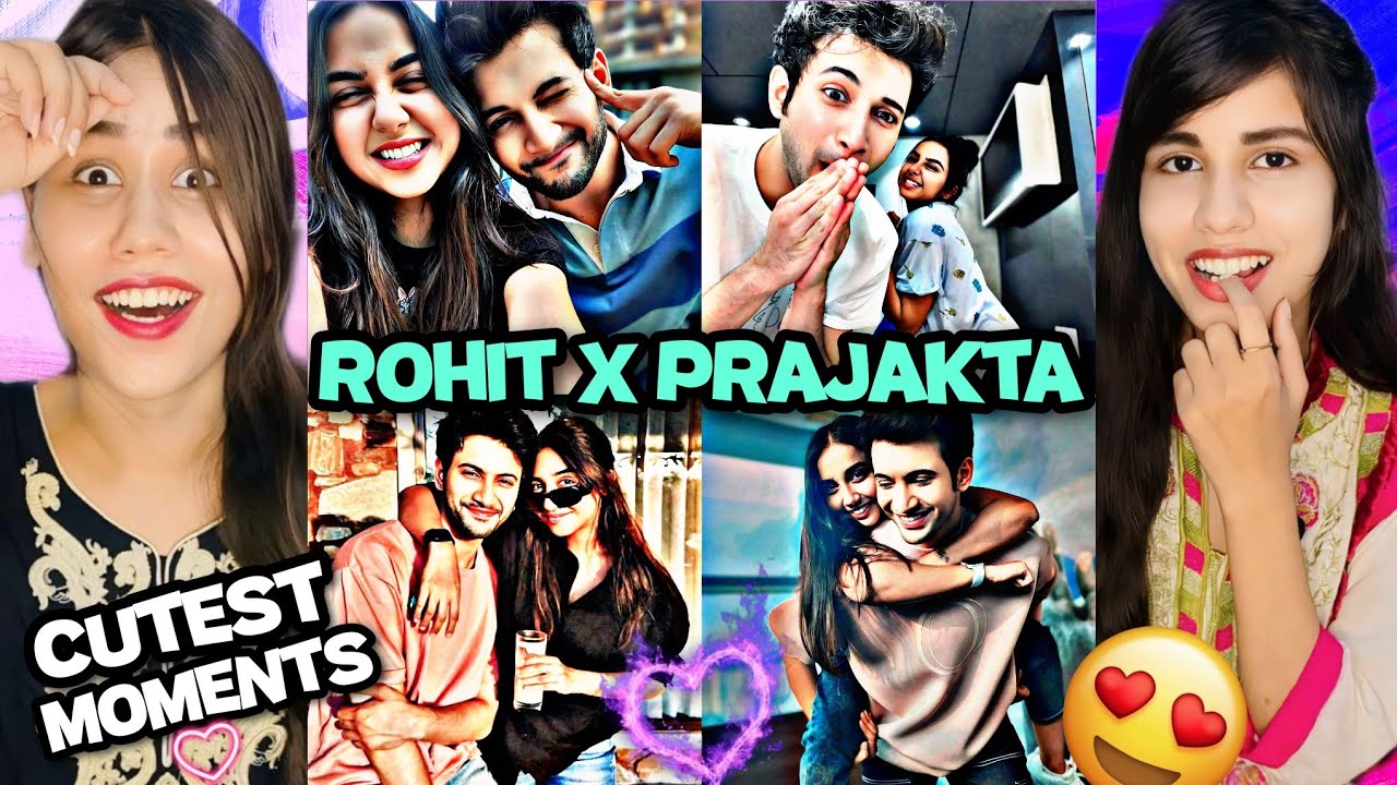 ROHIT SARAF & PRAJAKTA KOLI CUTE & CHOATIC MOMENTS REACTION😂❤️ |  MISMATCHED