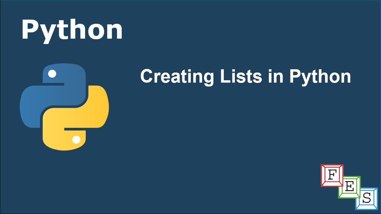 Creating Lists in Python