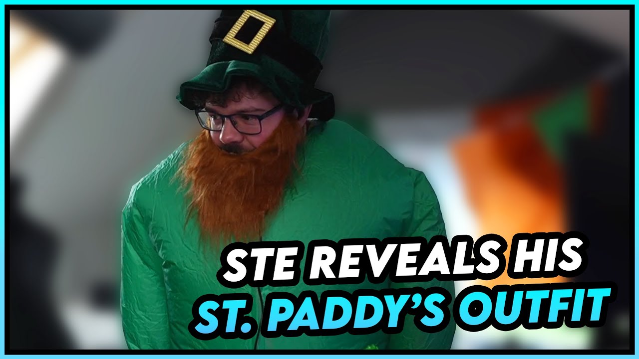 STE Dies LAUGHING Showing Chat His St. Paddy's DAY Outfit..