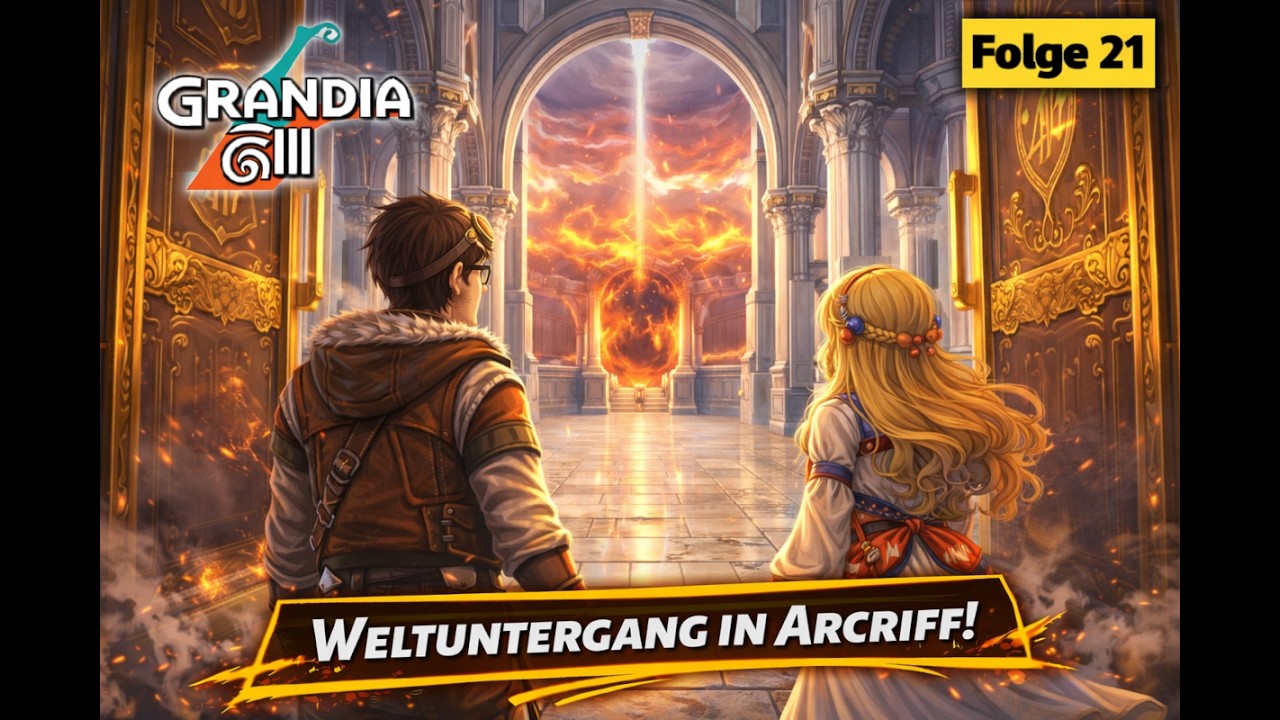 Weltuntergang in Arcriff! Folge 21! Grandia III DEUTSCH übersetzt!