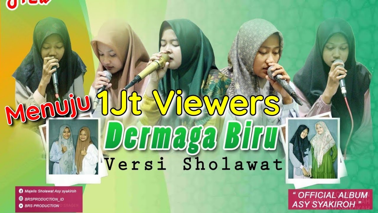 Dermaga Biru Versi Sholawat Slow Sambung - Ngebit || Cover By Asy syakiroh