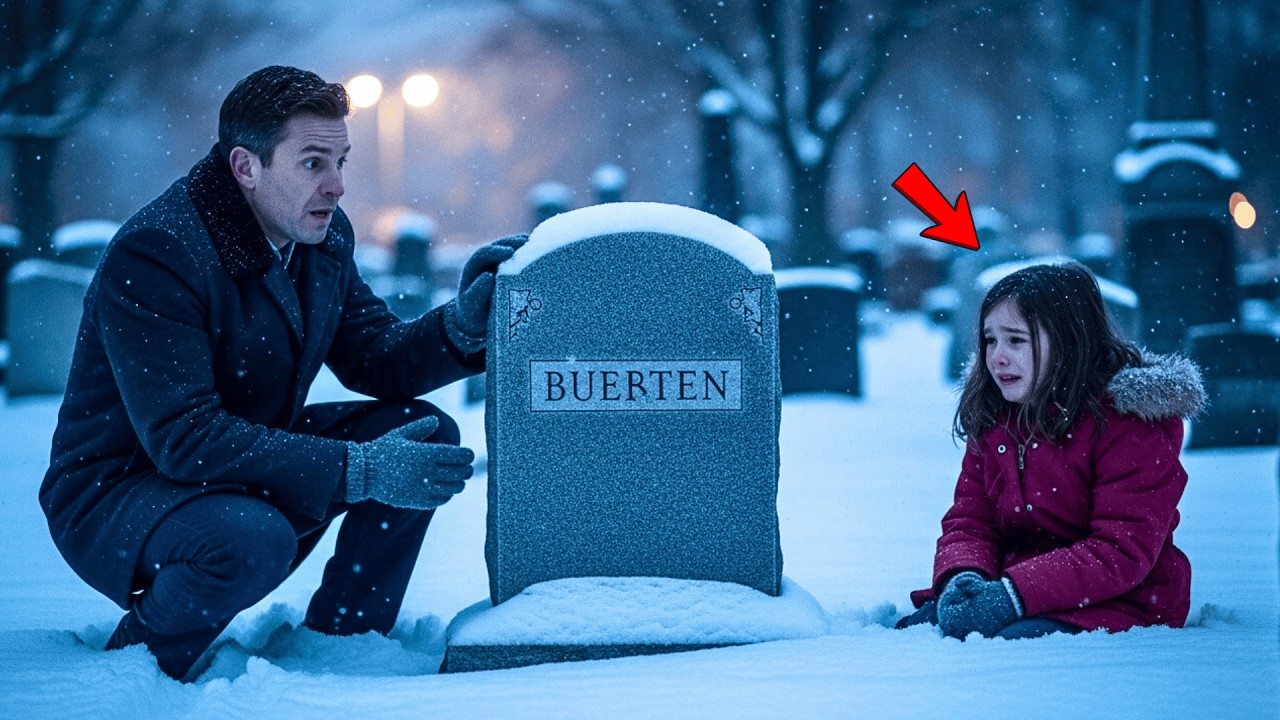 Miliarder odwiedza grób żony i widzi płaczącą dziewczynkę — jedno zdanie ujawnia szokującą prawdę